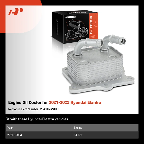 Engine Oil Cooler for 2021-2023 Hyundai Elantra