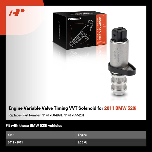 Engine Variable Valve Timing VVT Solenoid for 2011 BMW 528i