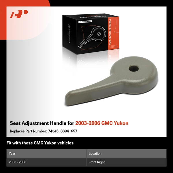 Seat Adjustment Handle for 2003-2006 GMC Yukon