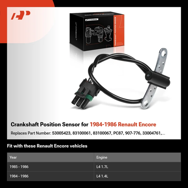 Crankshaft Position Sensor for 1984-1986 Renault Encore