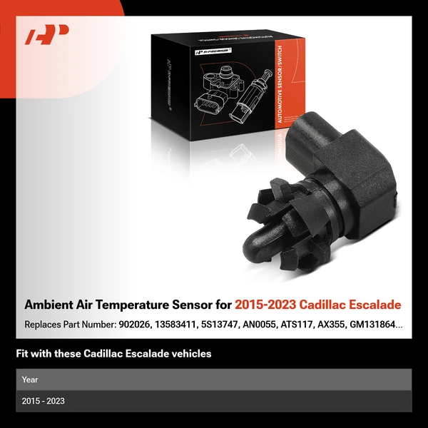 Ambient Air Temperature Sensor for 2015-2023 Cadillac Escalade