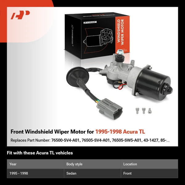 Front Windshield Wiper Motor for 1995-1998 Acura TL