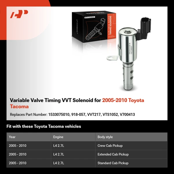 Variable Valve Timing VVT Solenoid for 2005-2010 Toyota Tacoma