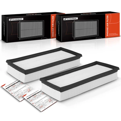 2 Pcs Engine Air Filter