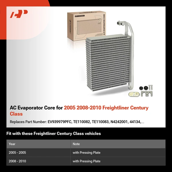 AC Evaporator Core for 2005 2008-2010 Freightliner Century Class