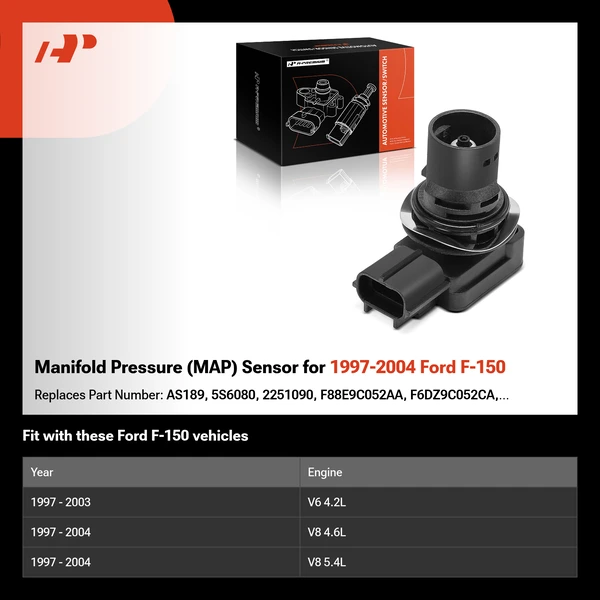 Manifold Pressure (MAP) Sensor for 1997-2004 Ford F-150