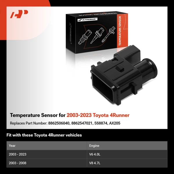 Temperature Sensor for 2003-2023 Toyota 4Runner