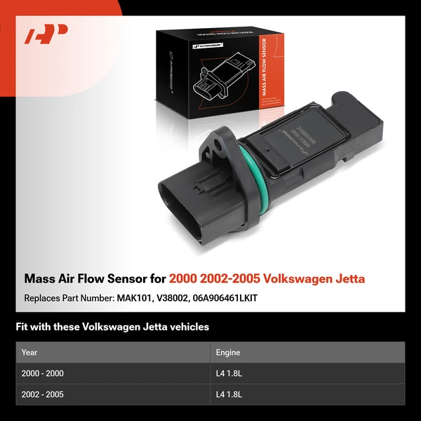 Mass Air Flow Sensor for 2000 2002-2005 Volkswagen Jetta