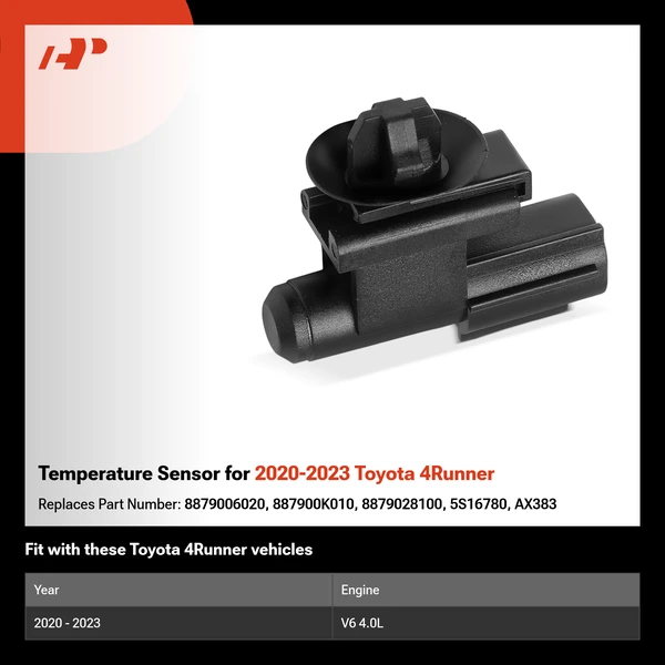 Temperature Sensor for 2020-2023 Toyota 4Runner