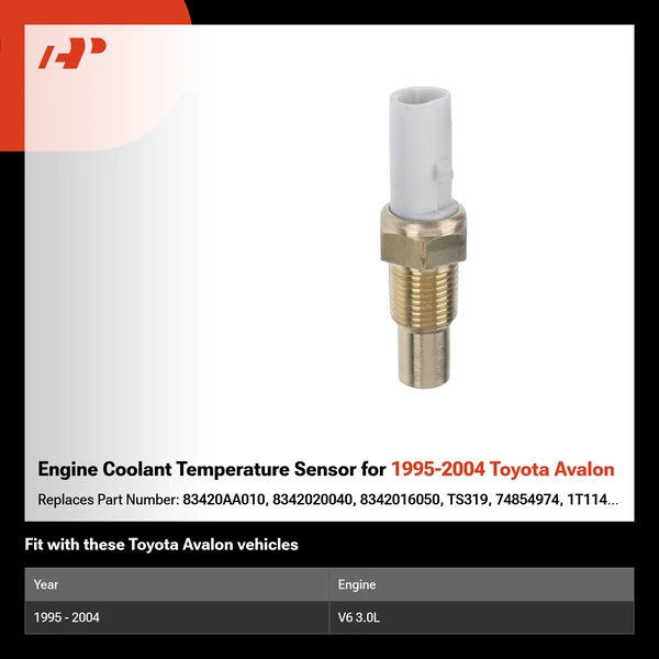 Engine Coolant Temperature Sensor for 1995-2004 Toyota Avalon
