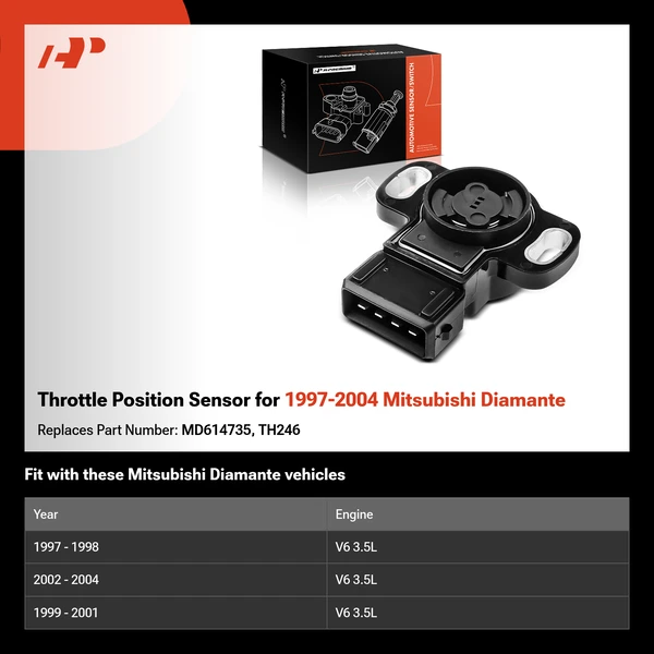 Throttle Position Sensor for 1997-2004 Mitsubishi Diamante