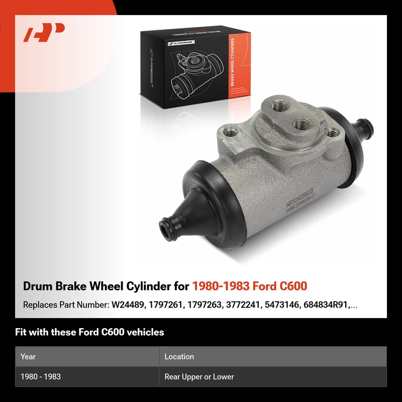 Drum Brake Wheel Cylinder for 1980-1983 Ford C600