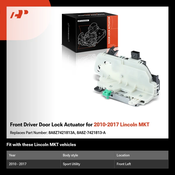 Front Driver Door Lock Actuator for 2010-2017 Lincoln MKT