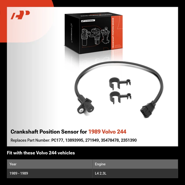 Crankshaft Position Sensor for 1989 Volvo 244