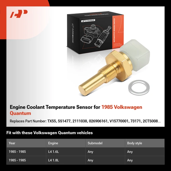 Engine Coolant Temperature Sensor for 1985 Volkswagen Quantum