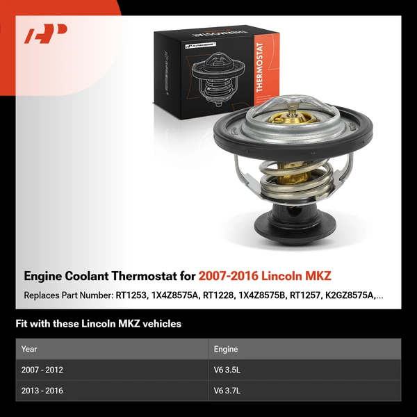 Engine Coolant Thermostat for 2007-2016 Lincoln MKZ