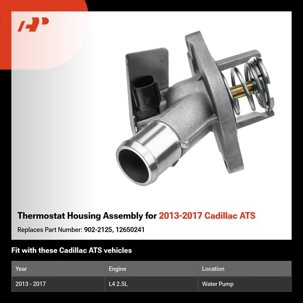 Thermostat Housing Assembly for 2013-2017 Cadillac ATS