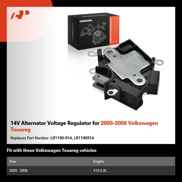 14V Alternator Voltage Regulator for 2005-2008 Volkswagen Touareg