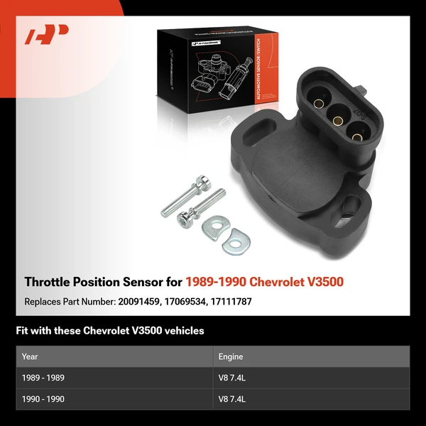 Throttle Position Sensor for 1989-1990 Chevrolet V3500