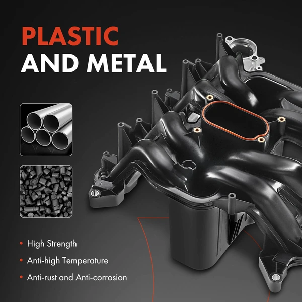 Upper Intake Manifold with Gaskets For Ford F-150 2000-2003 F-250 5.4L V8