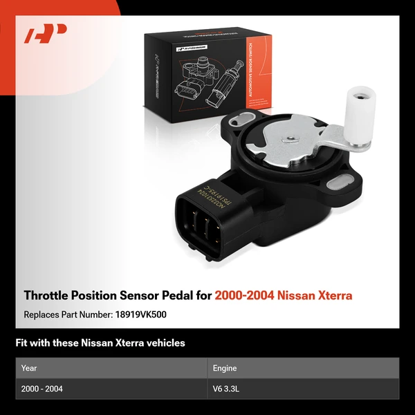Throttle Position Sensor Pedal for 2000-2004 Nissan Xterra