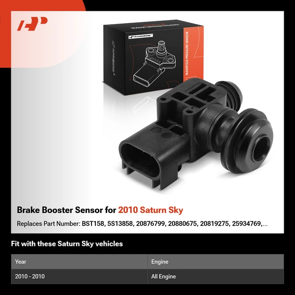 Brake Booster Sensor for 2010 Saturn Sky