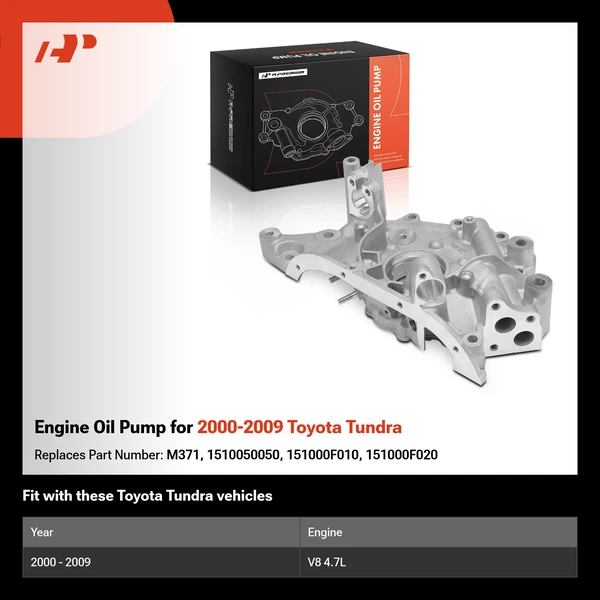 Engine Oil Pump for 2000-2009 Toyota Tundra
