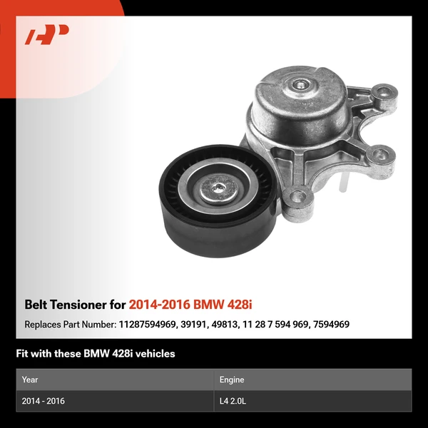 Belt Tensioner for 2014-2016 BMW 428i