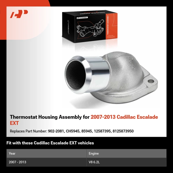 Thermostat Housing Assembly for 2007-2013 Cadillac Escalade EXT