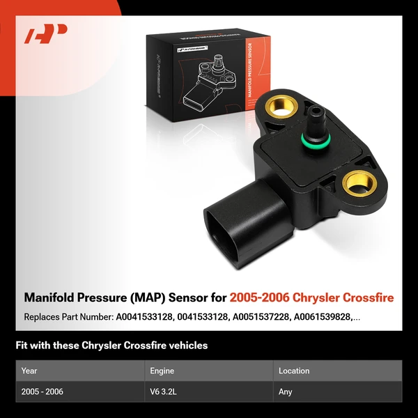 Manifold Pressure (MAP) Sensor for 2005-2006 Chrysler Crossfire