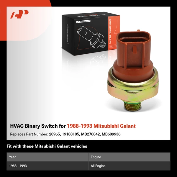 HVAC Binary Switch for 1988-1993 Mitsubishi Galant
