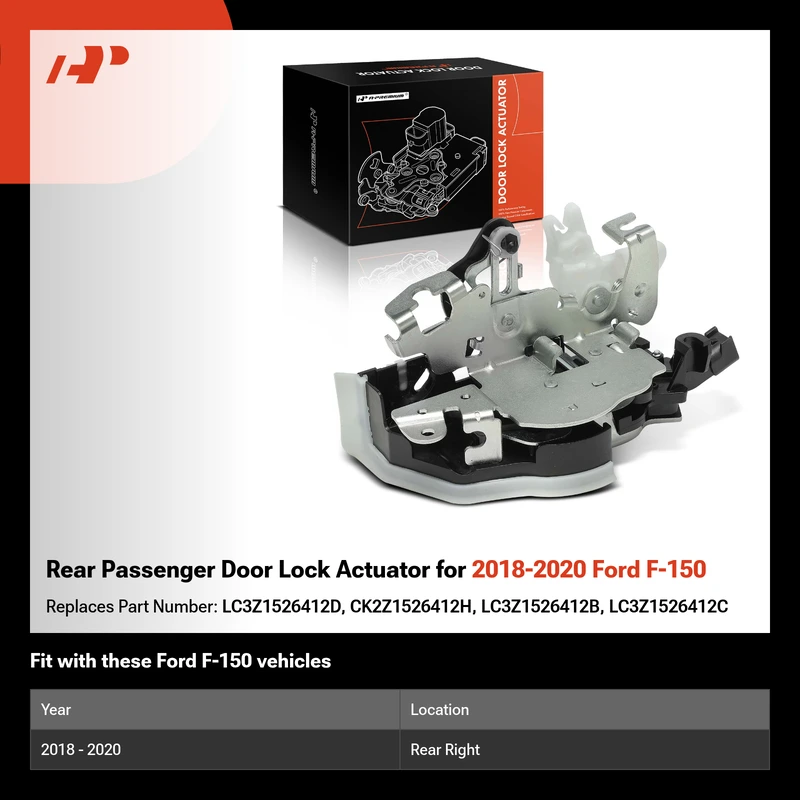 Rear Passenger Door Lock Actuator for 2018-2020 Ford F-150