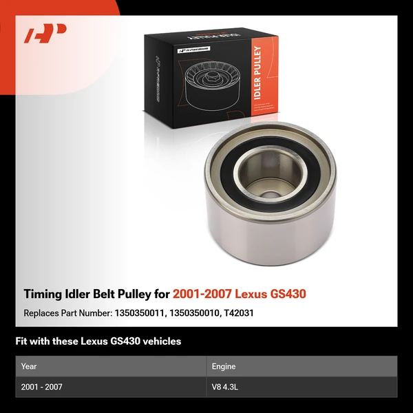 Timing Idler Belt Pulley for 2001-2007 Lexus GS430
