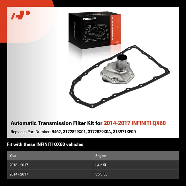 Automatic Transmission Filter Kit for 2014-2017 INFINITI QX60