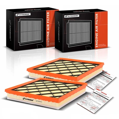 2 Pcs Engine Air Filter