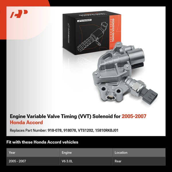 Engine Variable Valve Timing (VVT) Solenoid for 2005-2007 Honda Accord
