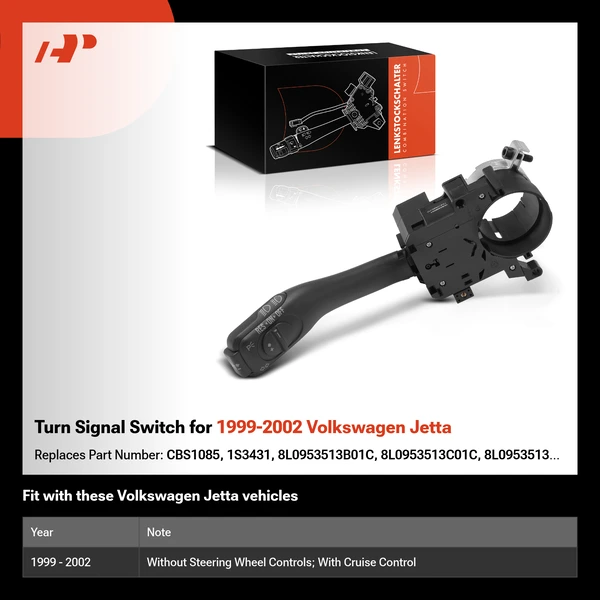 Turn Signal Switch for 1999-2002 Volkswagen Jetta