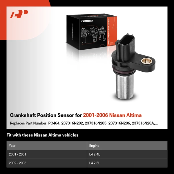 Crankshaft Position Sensor for 2001-2006 Nissan Altima