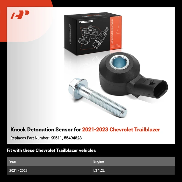Knock Detonation Sensor for 2021-2023 Chevrolet Trailblazer