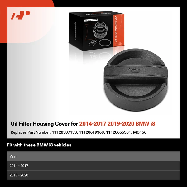 Oil Filter Housing Cover for 2014-2017 2019-2020 BMW i8