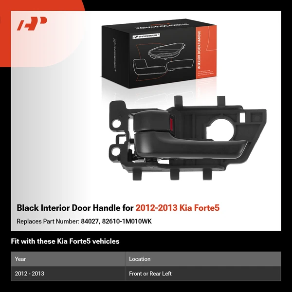 Black Interior Door Handle for 2012-2013 Kia Forte5
