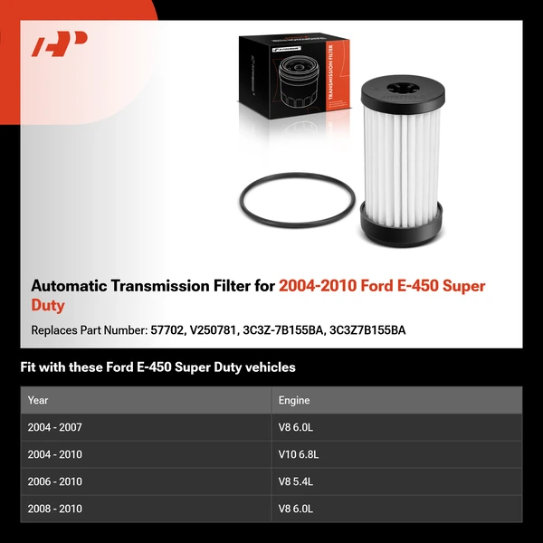 Automatic Transmission Filter for 2004-2010 Ford E-450 Super Duty