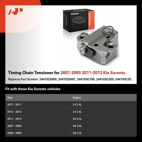 Timing Chain Tensioner for 2007-2009 2011-2013 Kia Sorento