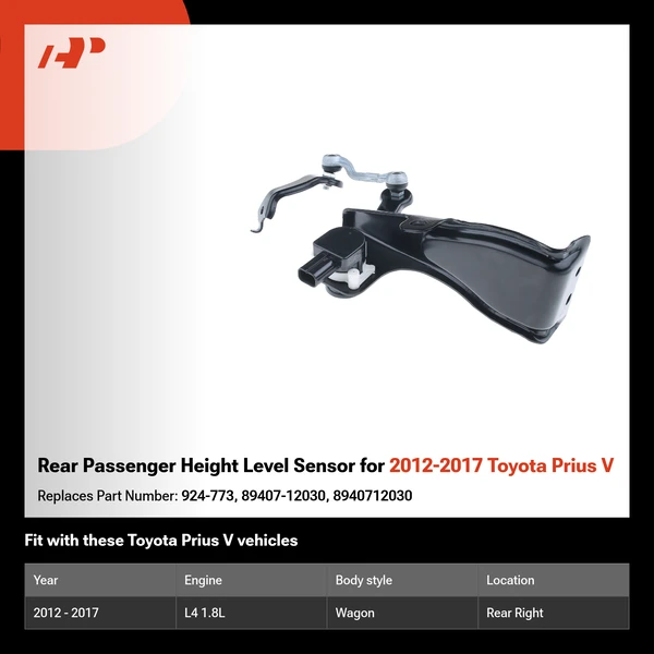 Rear Passenger Height Level Sensor for 2012-2017 Toyota Prius V