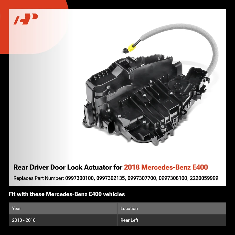 Rear Driver Door Lock Actuator for 2018 Mercedes-Benz E400