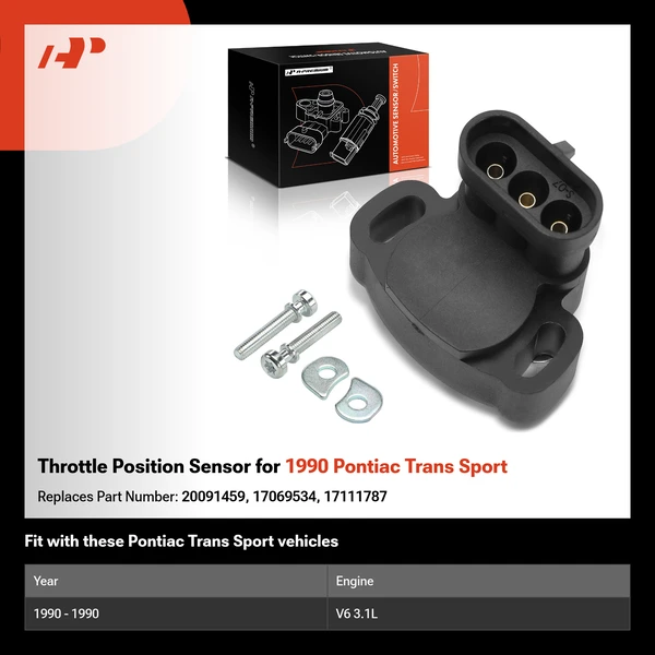 Throttle Position Sensor for 1990 Pontiac Trans Sport