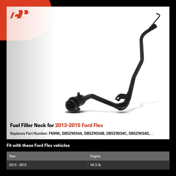 Fuel Filler Neck for 2013-2015 Ford Flex