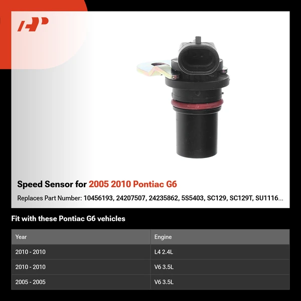 Speed Sensor for 2005 2010 Pontiac G6