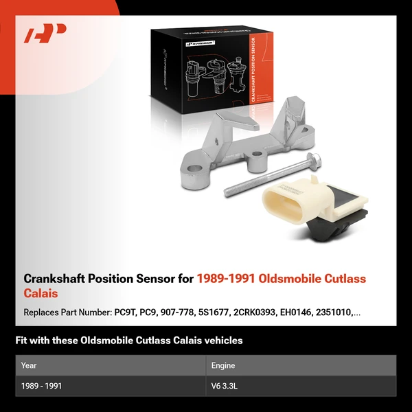 Crankshaft Position Sensor for 1989-1991 Oldsmobile Cutlass Calais