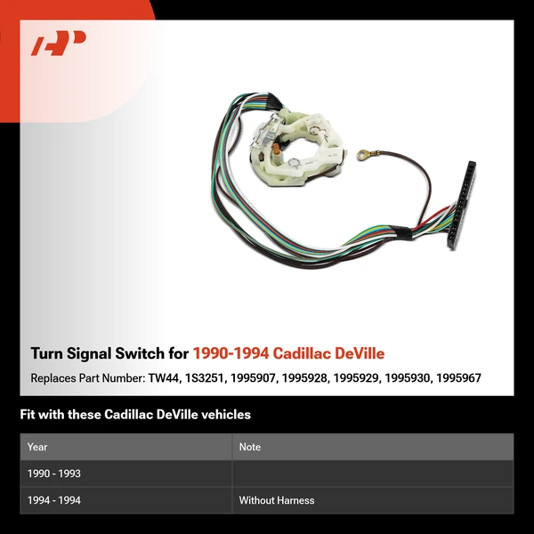 Turn Signal Switch for 1990-1994 Cadillac DeVille